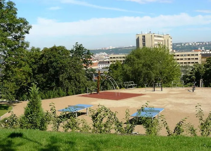 Modern Riegrovy Sady Lägenhet Prag