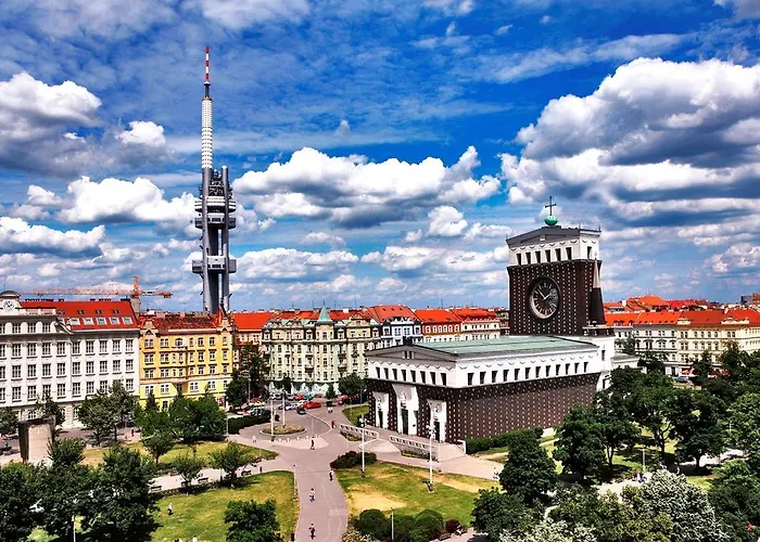 Modern Riegrovy Sady Apartman Prága