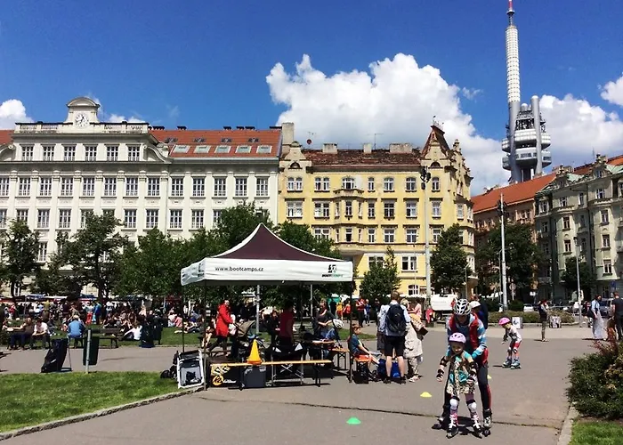 Apartman Modern Riegrovy Sady Prága